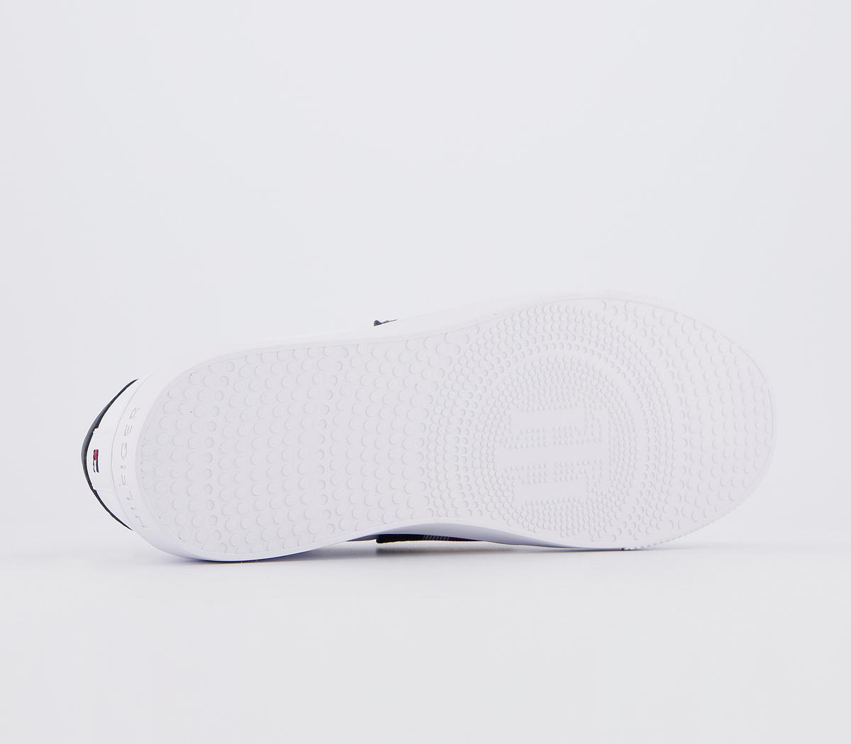 Tommy HilfigerGlitter Elastic Slip On SneakerWhite