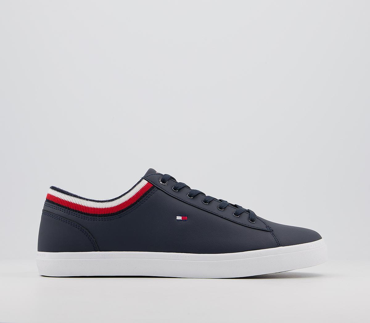 Tommy HilfigerEssential Leather SneakersNavy Flag