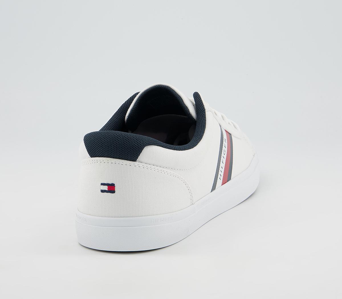 Tommy Hilfiger Essential Stripes Detail Sneakers Tommy Hilfiger Essential Stripes Detail Sneakers White
