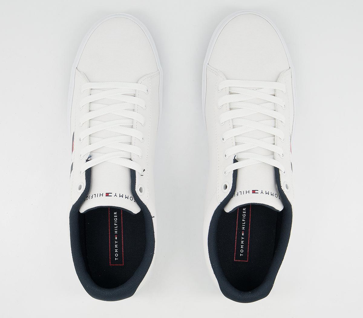 Tommy Hilfiger Essential Stripes Detail Sneakers Tommy Hilfiger Essential Stripes Detail Sneakers White