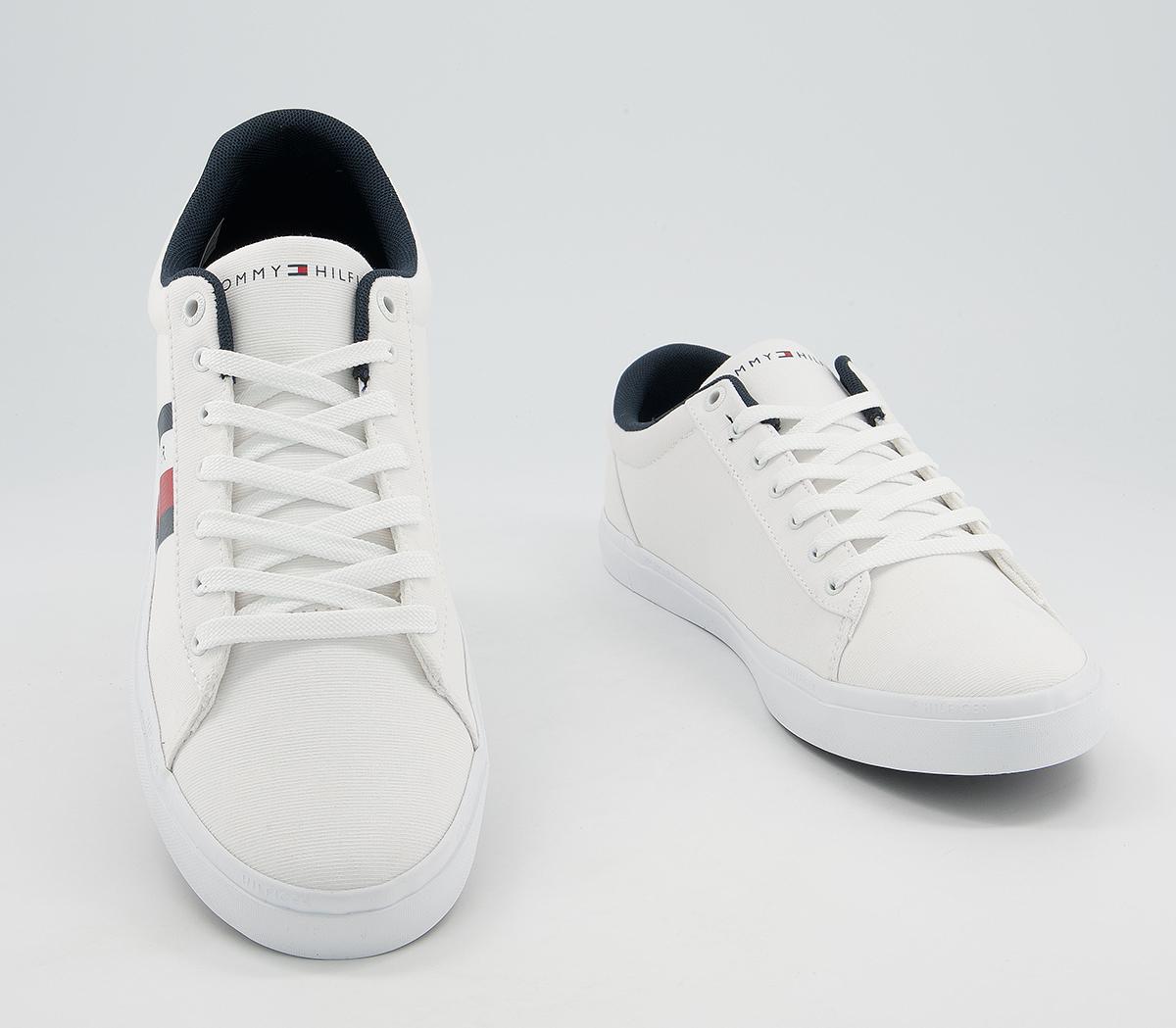 Tommy Hilfiger Essential Stripes Detail Sneakers Tommy Hilfiger Essential Stripes Detail Sneakers White