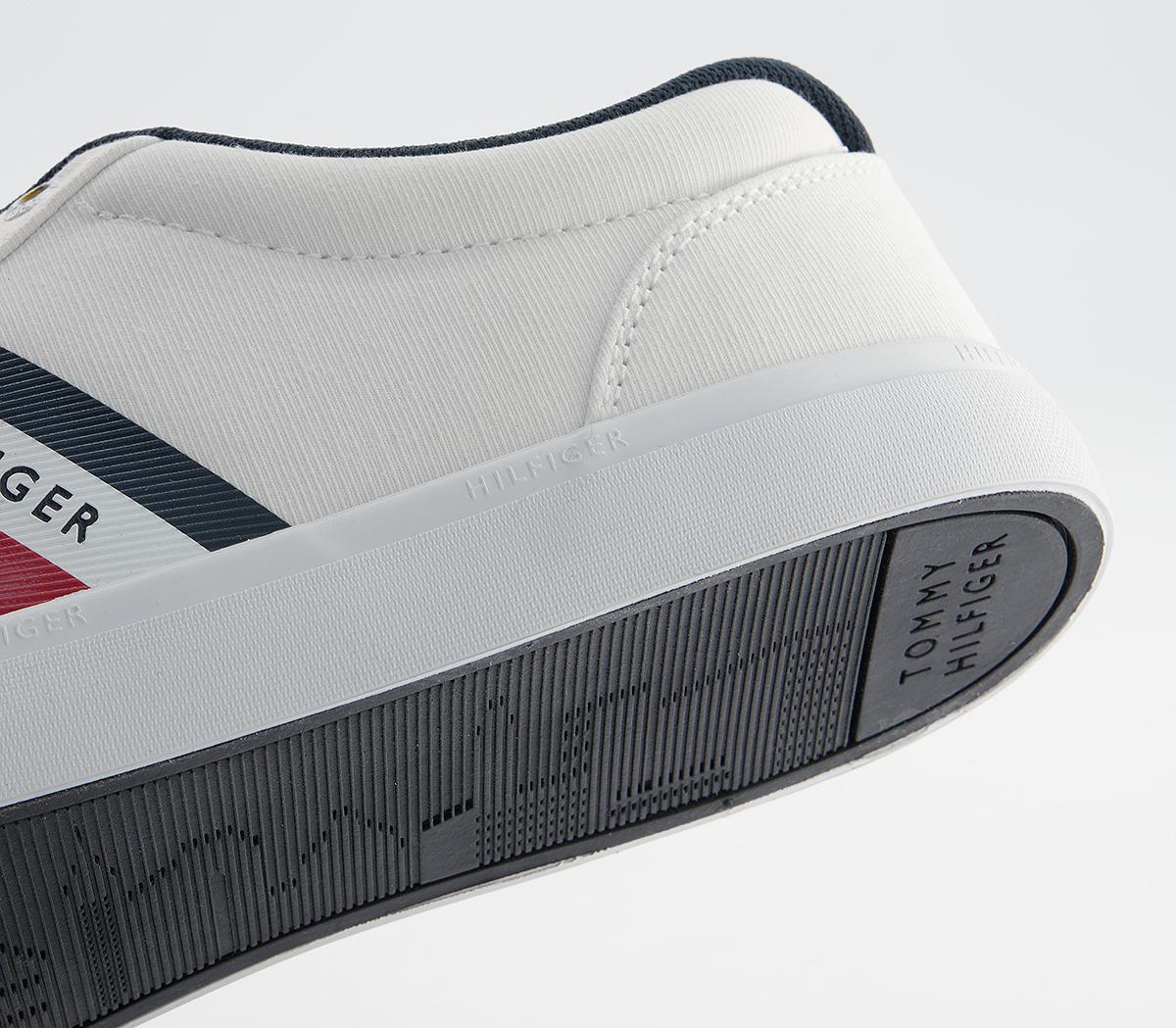Tommy Hilfiger Essential Stripes Detail Sneakers Tommy Hilfiger Essential Stripes Detail Sneakers White