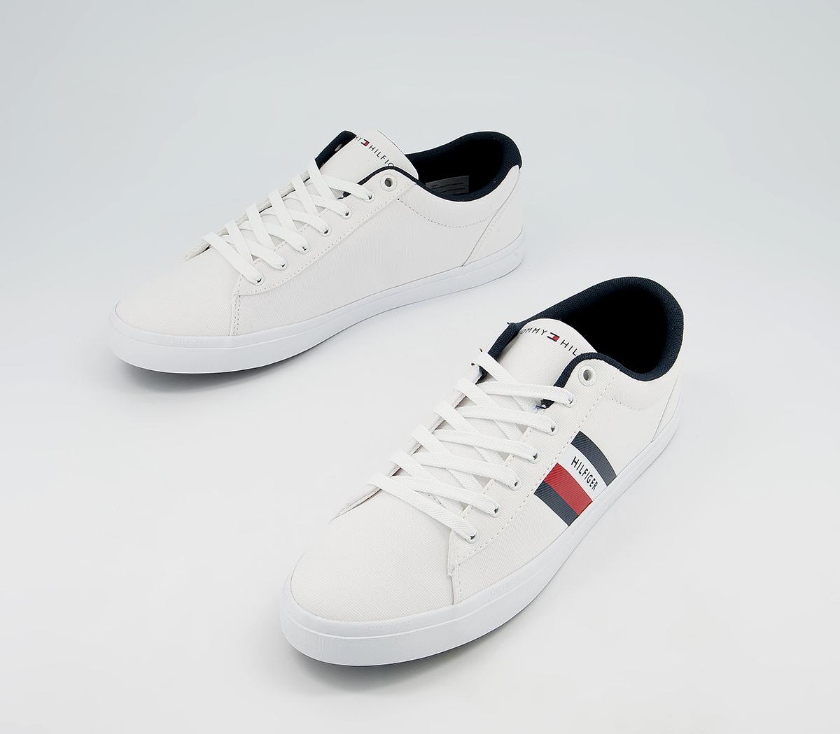 Tommy Hilfiger Essential Stripes Detail Sneakers Tommy Hilfiger Essential Stripes Detail Sneakers White
