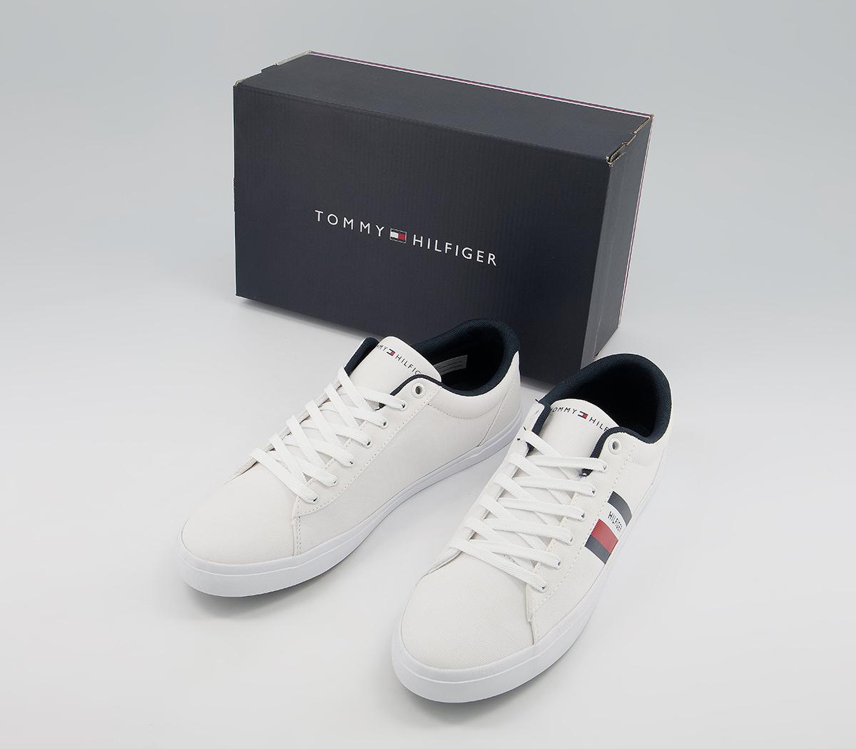 Tommy Hilfiger Essential Stripes Detail Sneakers Tommy Hilfiger Essential Stripes Detail Sneakers White