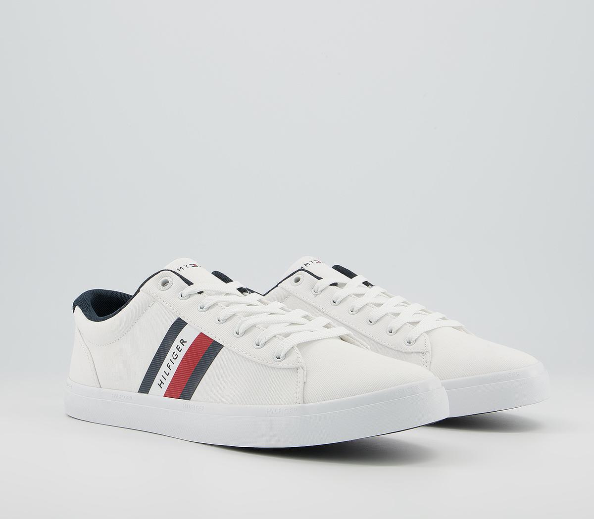 Tommy Hilfiger Essential Stripes Detail Sneakers Tommy Hilfiger Essential Stripes Detail Sneakers White