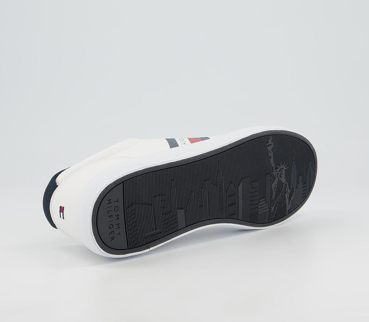 Tommy Hilfiger Essential Stripes Detail Sneakers Tommy Hilfiger Essential Stripes Detail Sneakers White