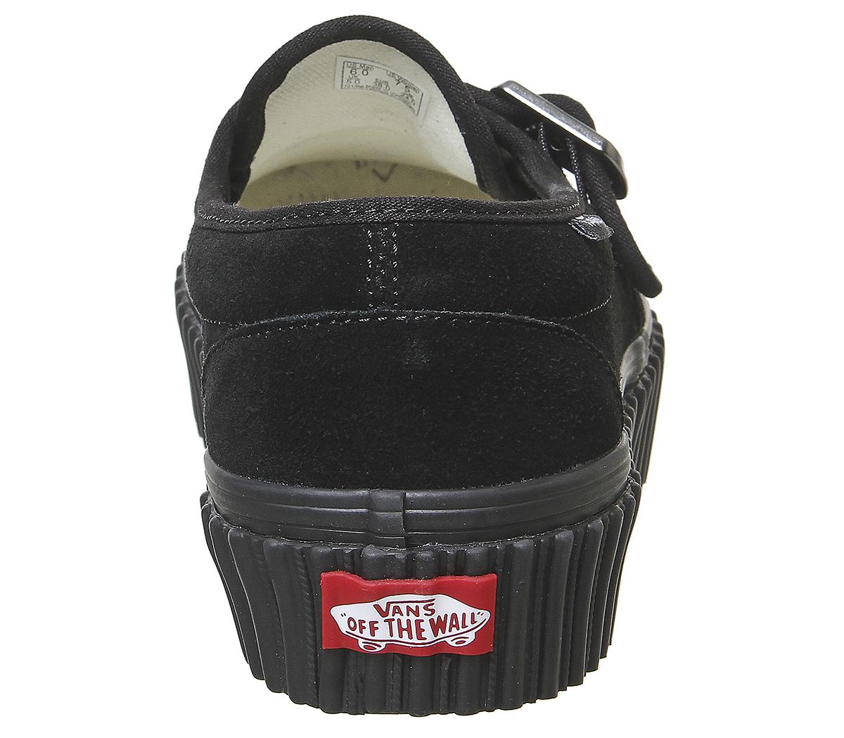 Vans Style 47 Creeper Slip Ons Black Women