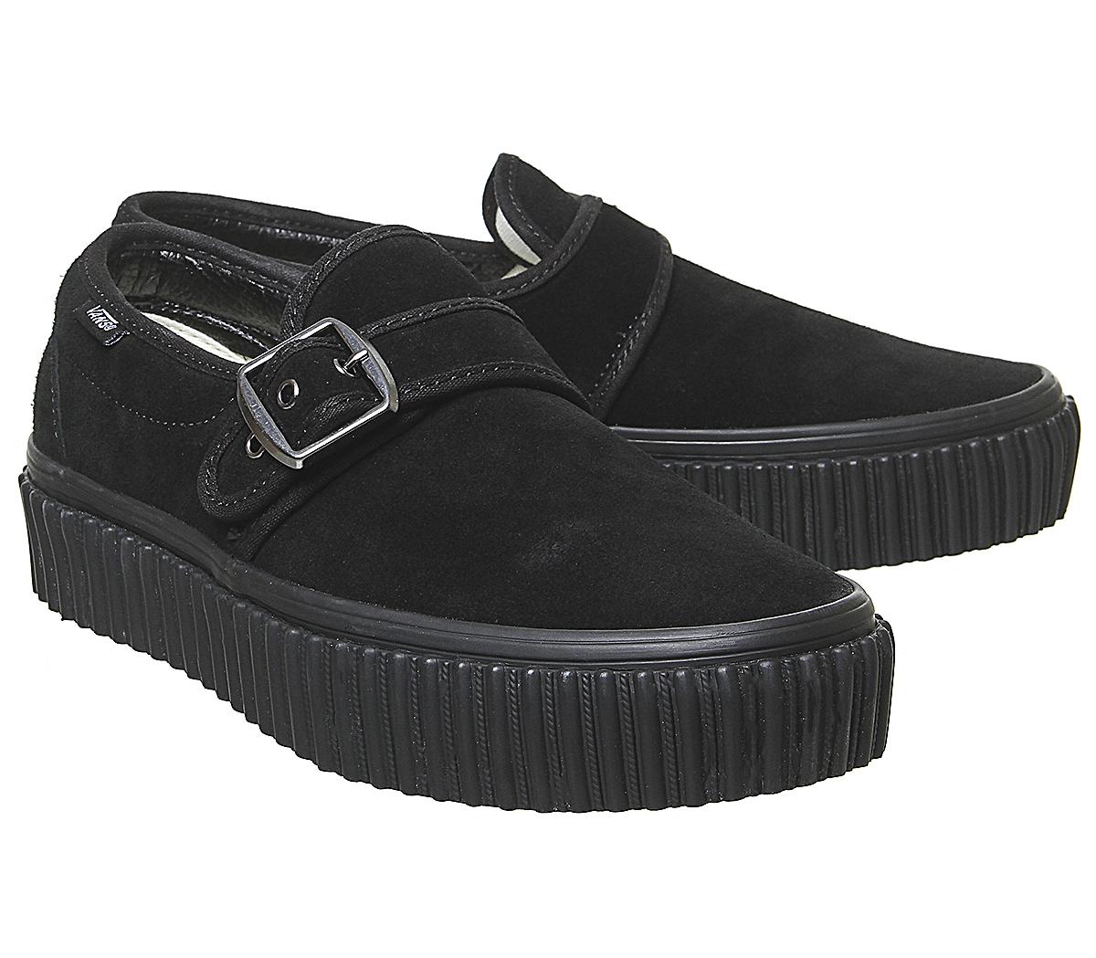 Vans Style 47 Creeper Slip Ons Black Women's Trainers