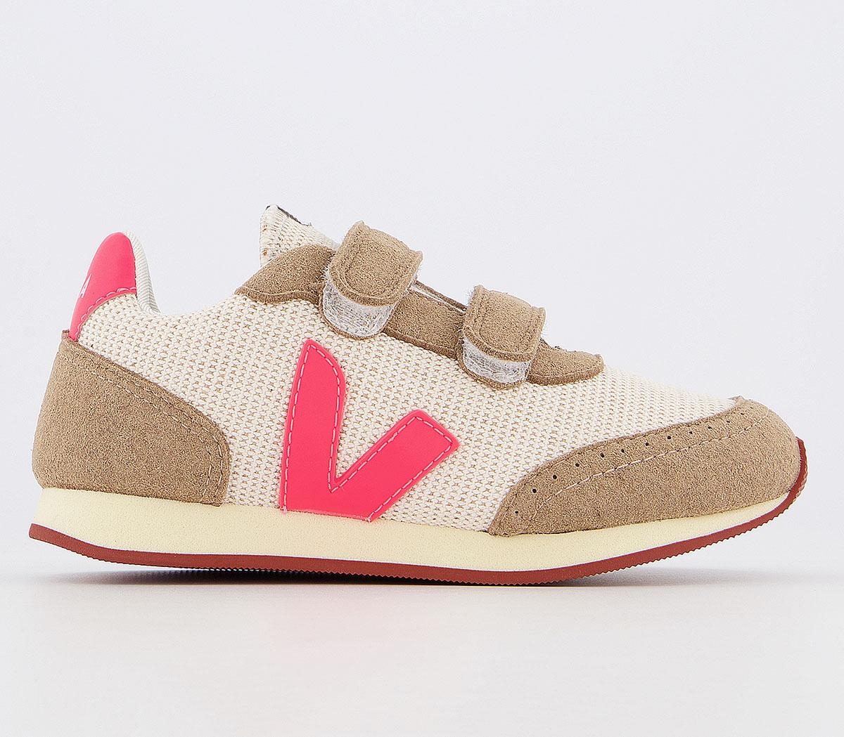 VEJAArcade Youth TrainersNatural Rose Fluo Butter Sole