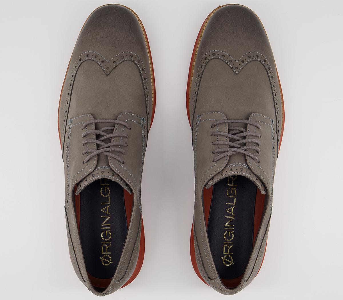 Cole Haan W Original Grand Wingtip Oxford Shoes Cole Haan W Original Grand Wingtip Oxford Shoes Woodberry Brown And Ivory
