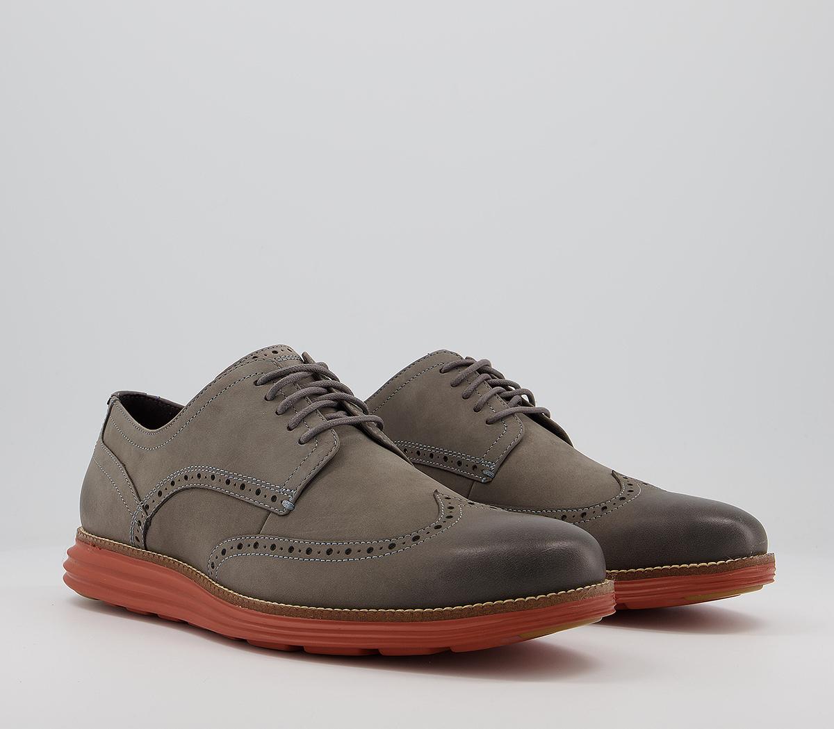 Cole Haan W Original Grand Wingtip Oxford Shoes Cole Haan W Original Grand Wingtip Oxford Shoes Woodberry Brown And Ivory