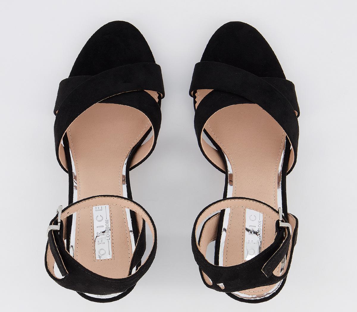 OFFICEMaid Of Honor Block Heel SandalsBlack