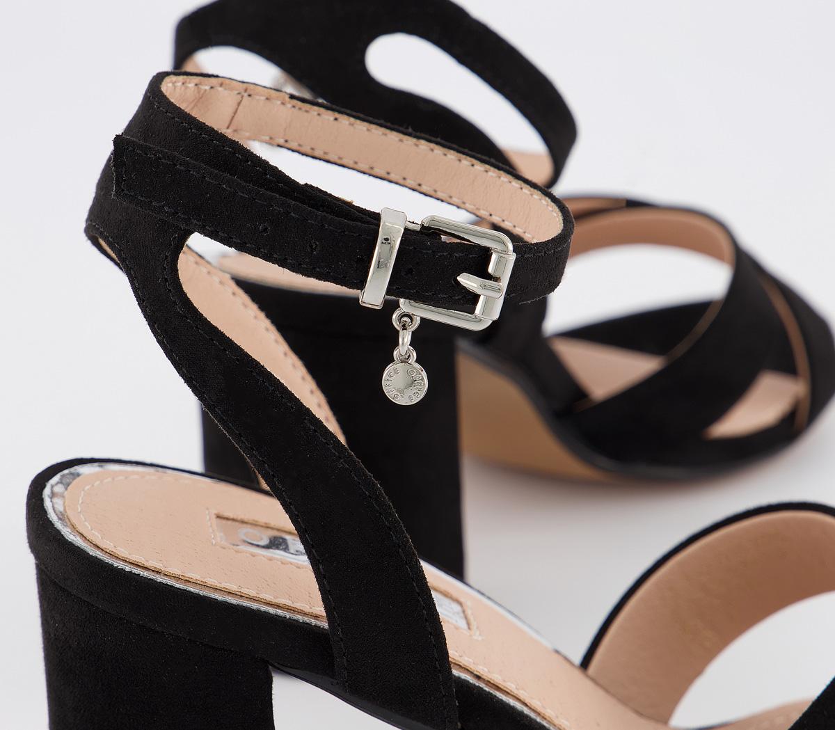 OFFICEMaid Of Honor Block Heel SandalsBlack