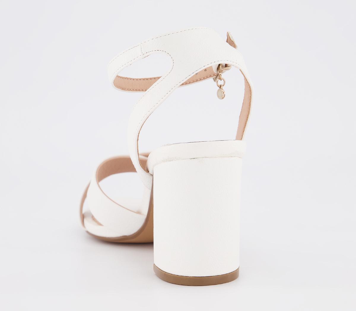 OFFICEMaid of Honor Block Heel SandalsWhite
