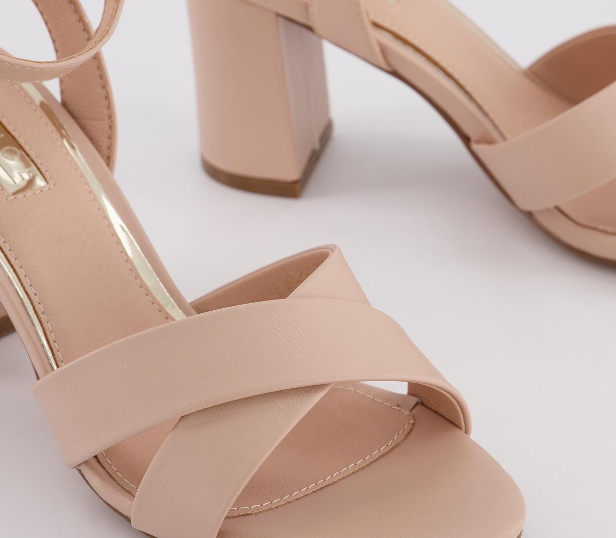 OFFICEMaid Of Honour Block Heel SandalsBeige