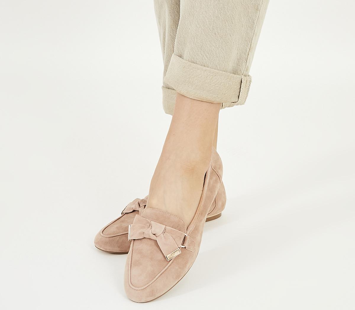 OFFICEFortuna Bow LoafersBlush Suede