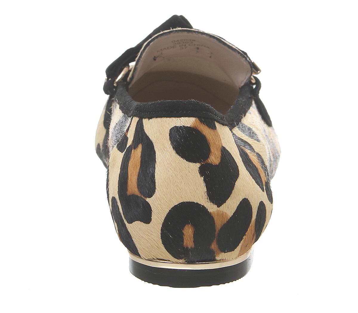 OFFICEFortuna- Bow LoaferLeopard Pony Effect