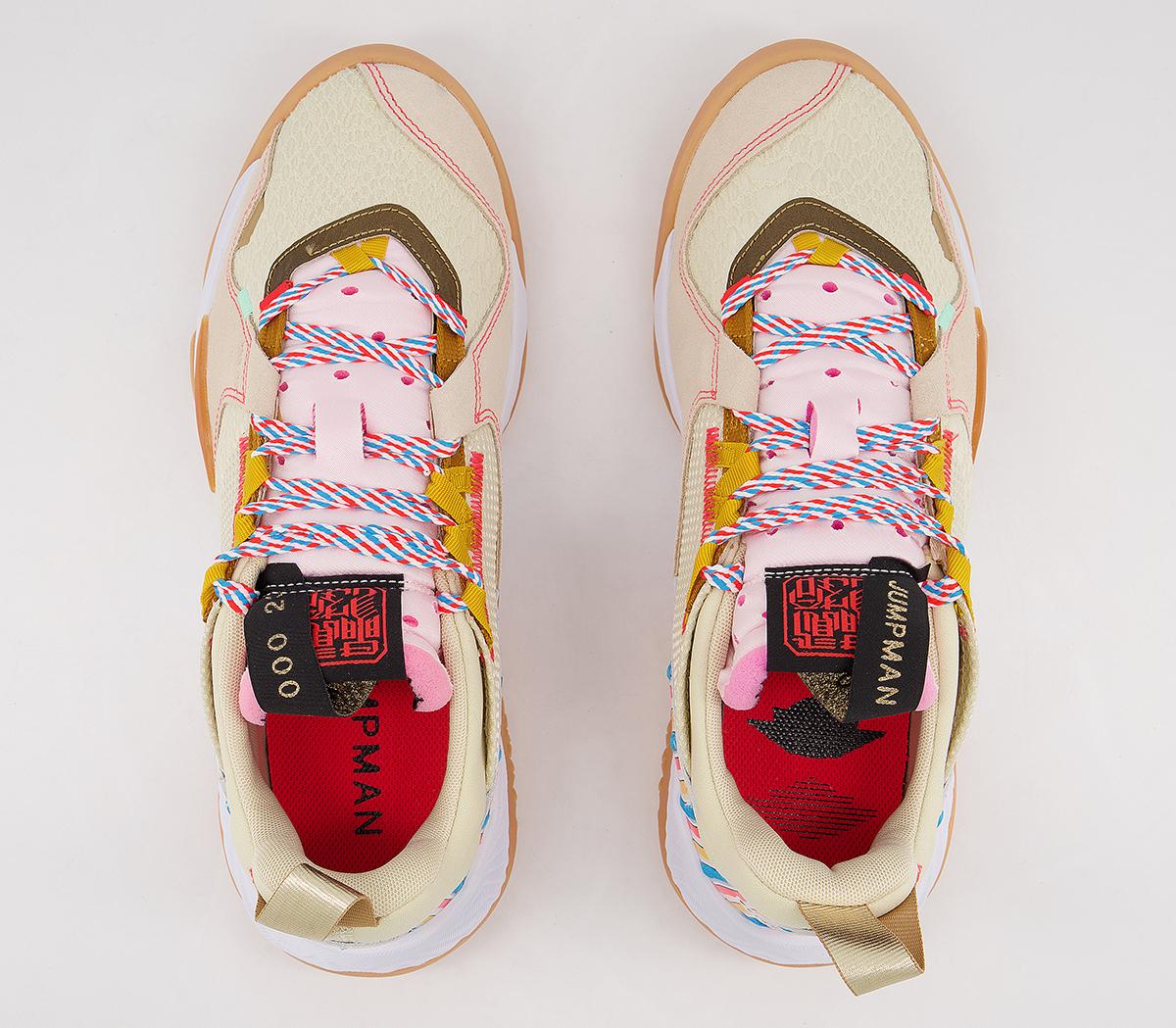 Jordan Jordan Delta Trainers Jordan Jordan Delta Trainers Beach Metallic Gold Dark Sulfur Bright Crimson Whi