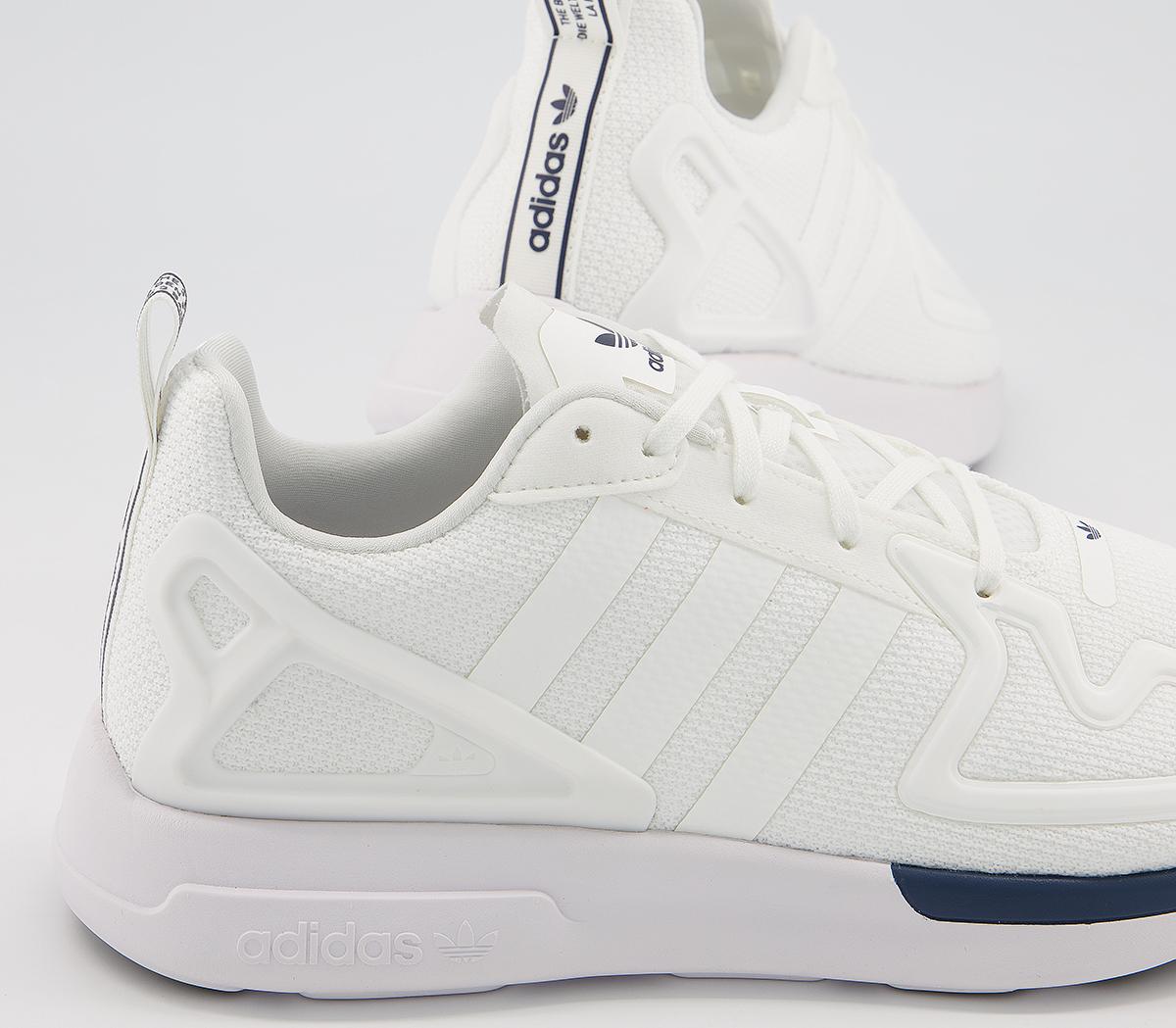 adidas Zx Fuse Adiprene White White Tech Indigo - Women's
