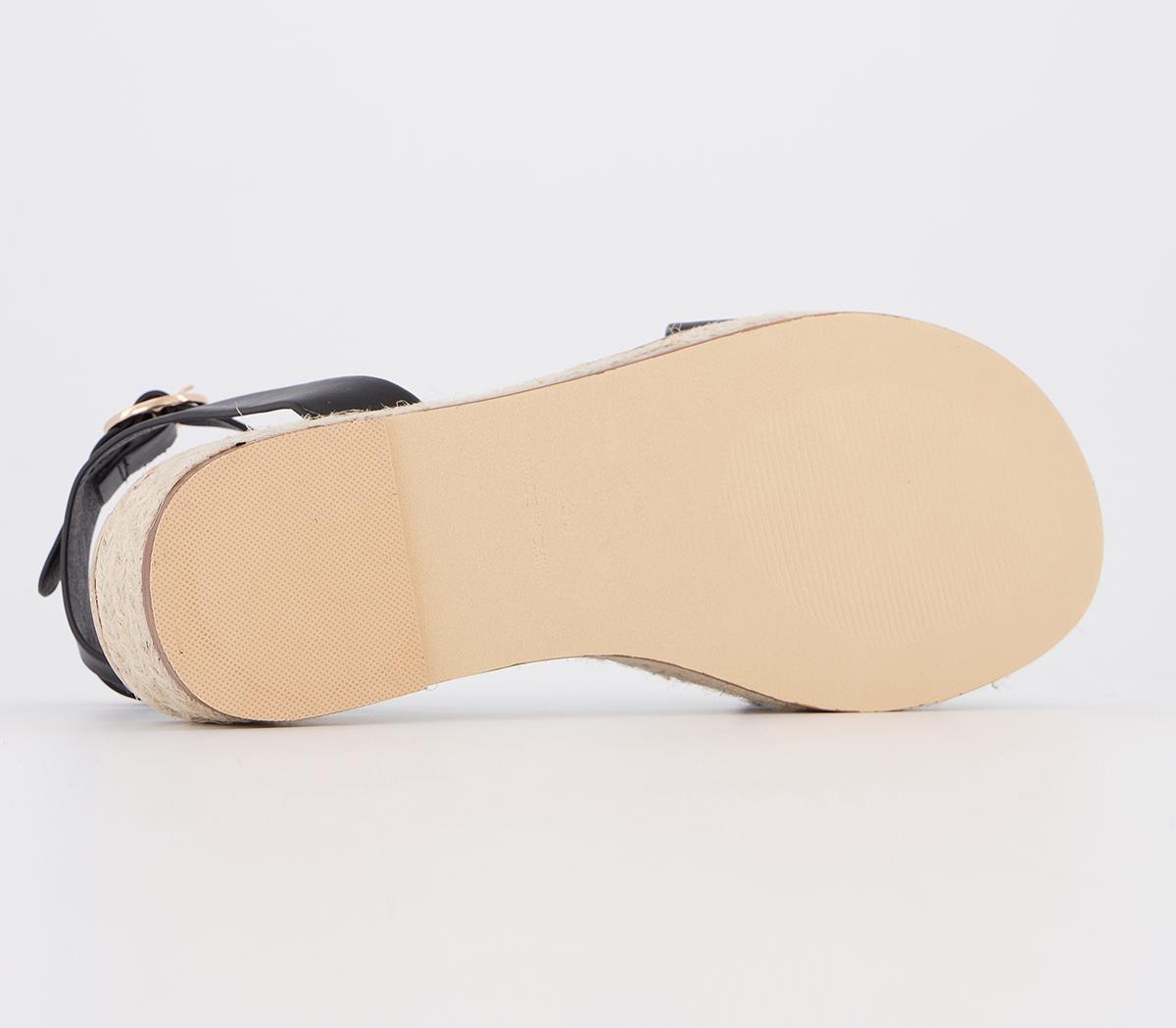 OFFICEMimoko Cross Strap EspadrillesBlack