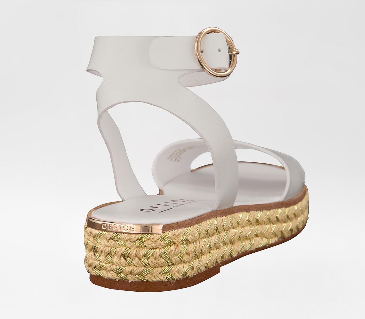 OFFICEMimoko Cross Strap EspadrillesWhite