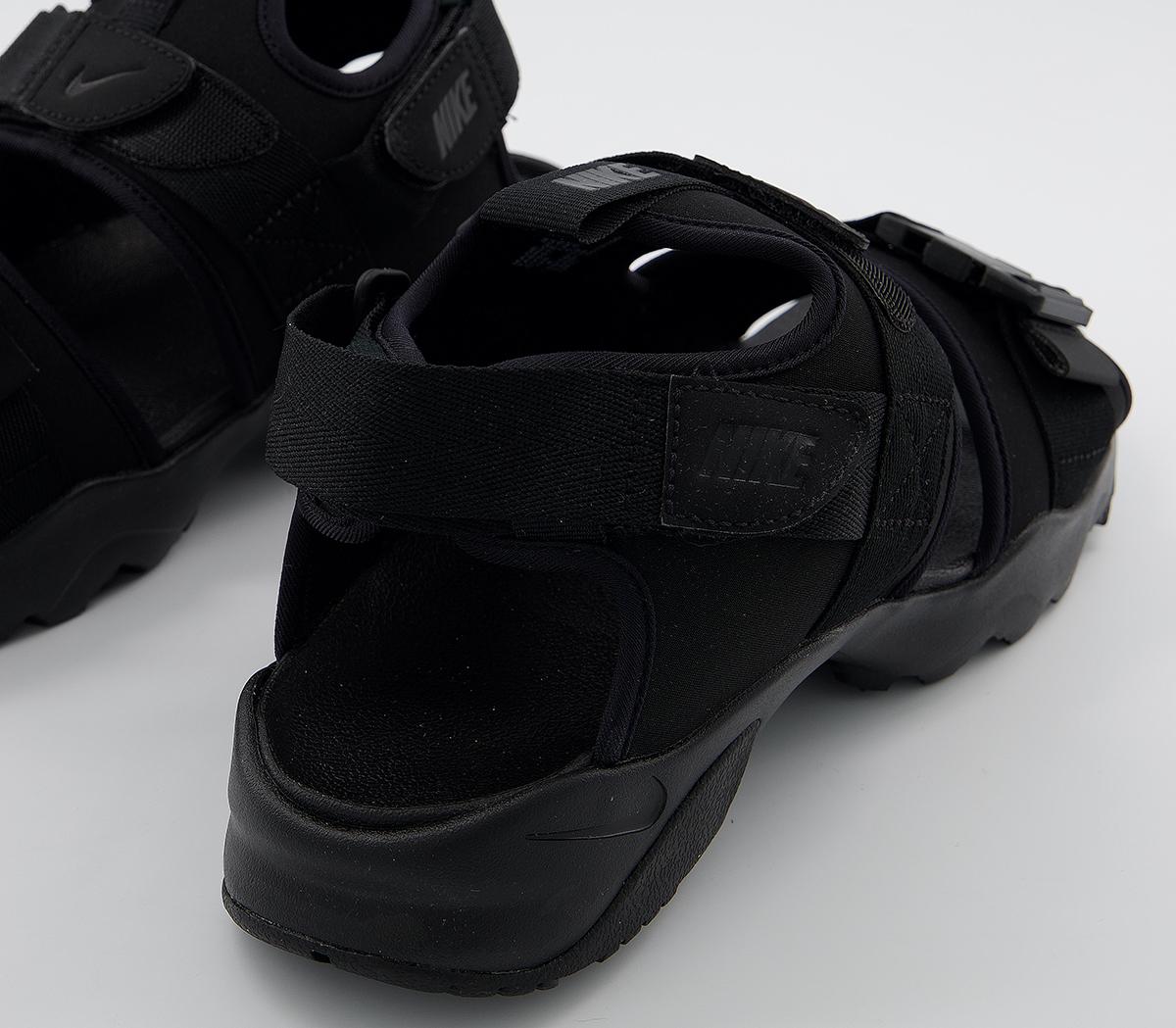 NikeCanyon SandalsBlack Black Black F