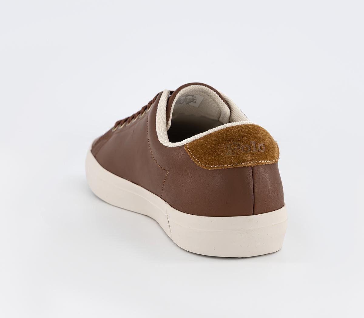 Polo Ralph Lauren Longwood Sneakers Tan - Men's Trainers