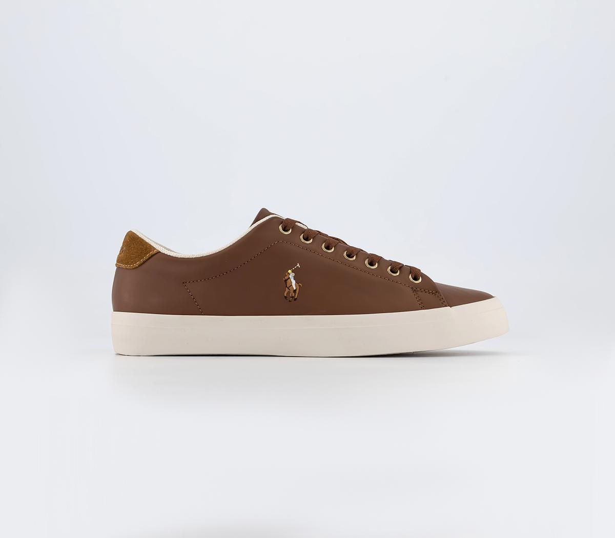 Ralph lauren tan trainers sale