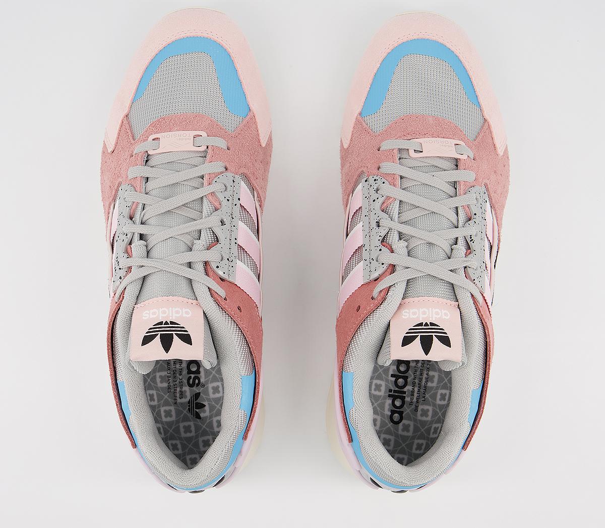 adidasZx10000Os Grey Pink Ash La
