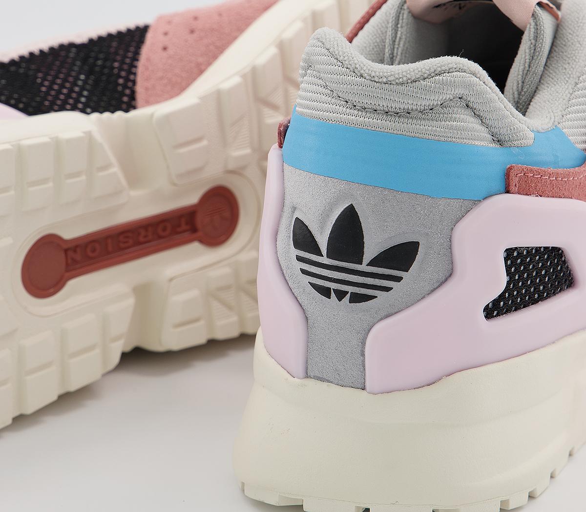 adidasZx10000Os Grey Pink Ash La
