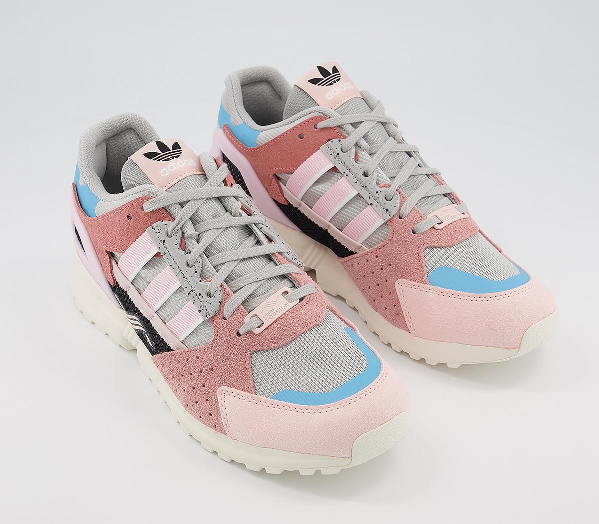 adidasZx10000Os Grey Pink Ash La