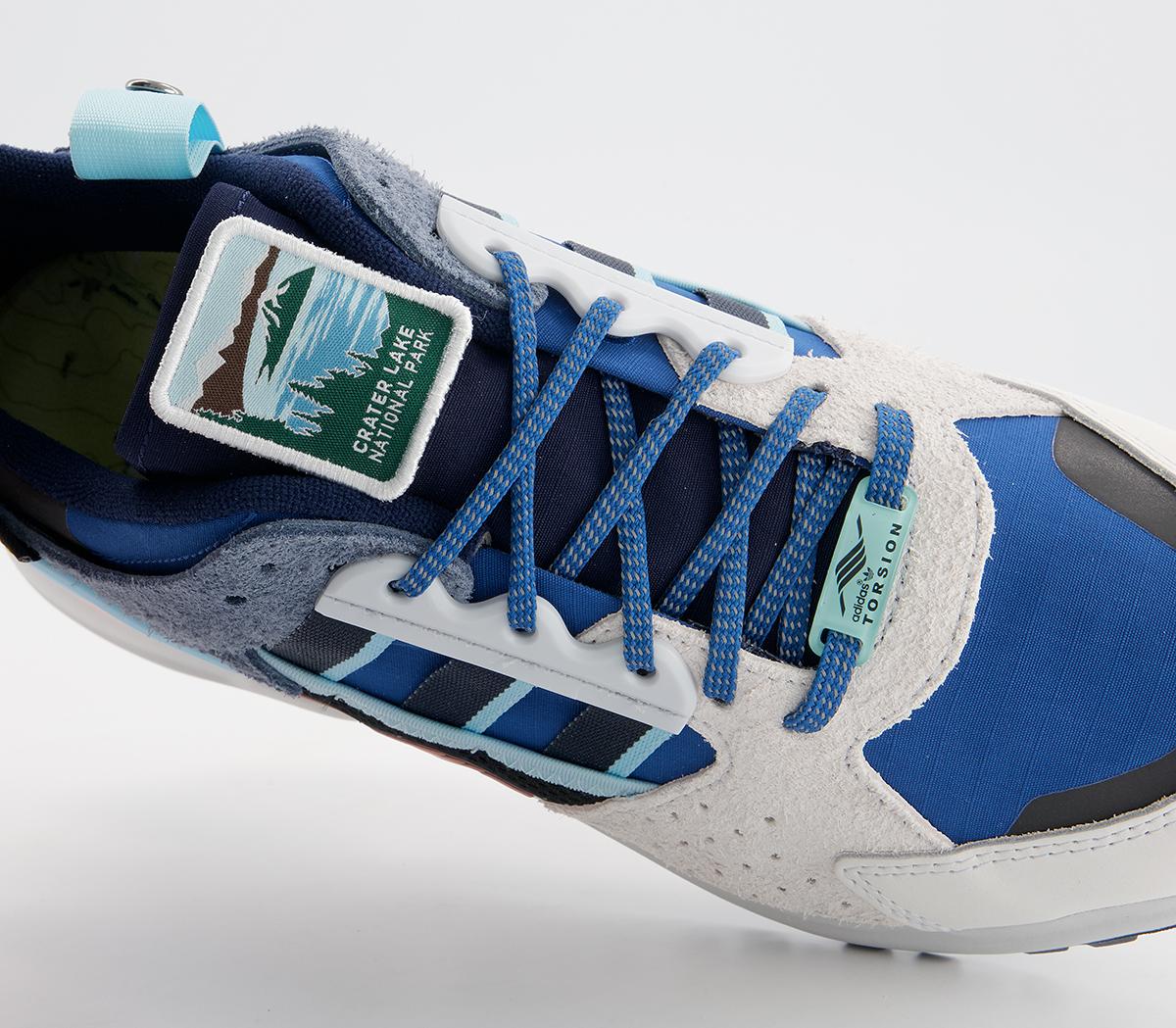 L. adidas Zx10000 Trainers Crater Lake - Unisex Sports