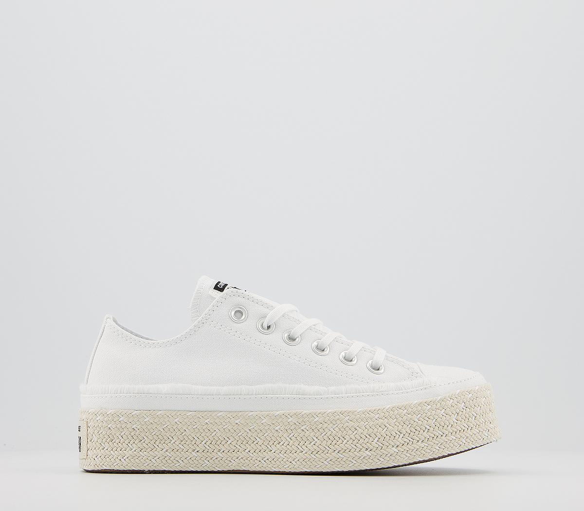 converse white espadrilles