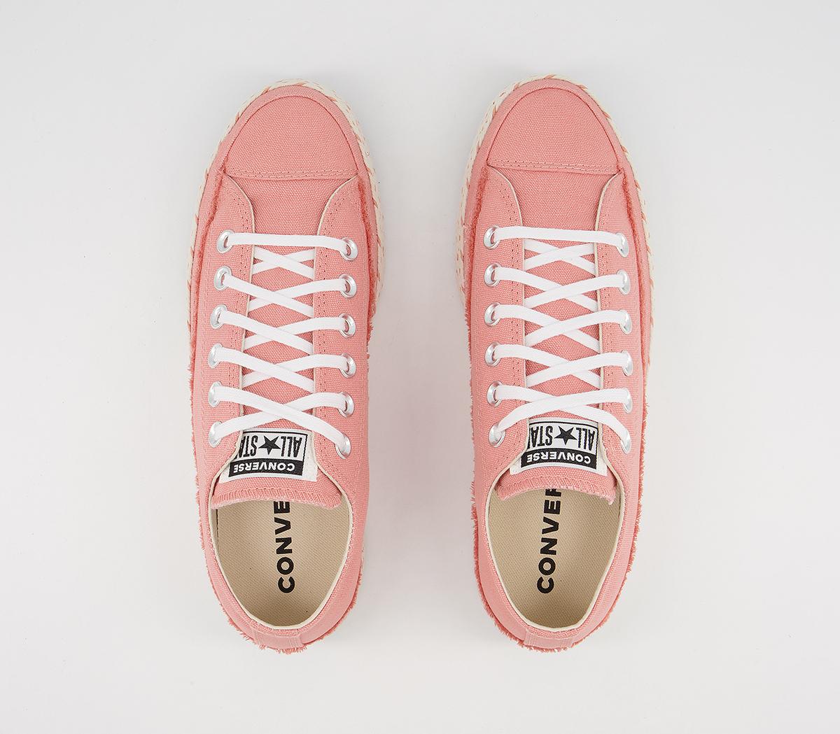 Converse All Star Espadrilles Converse All Star Espadrilles Pink Quartz White Natural Ivory