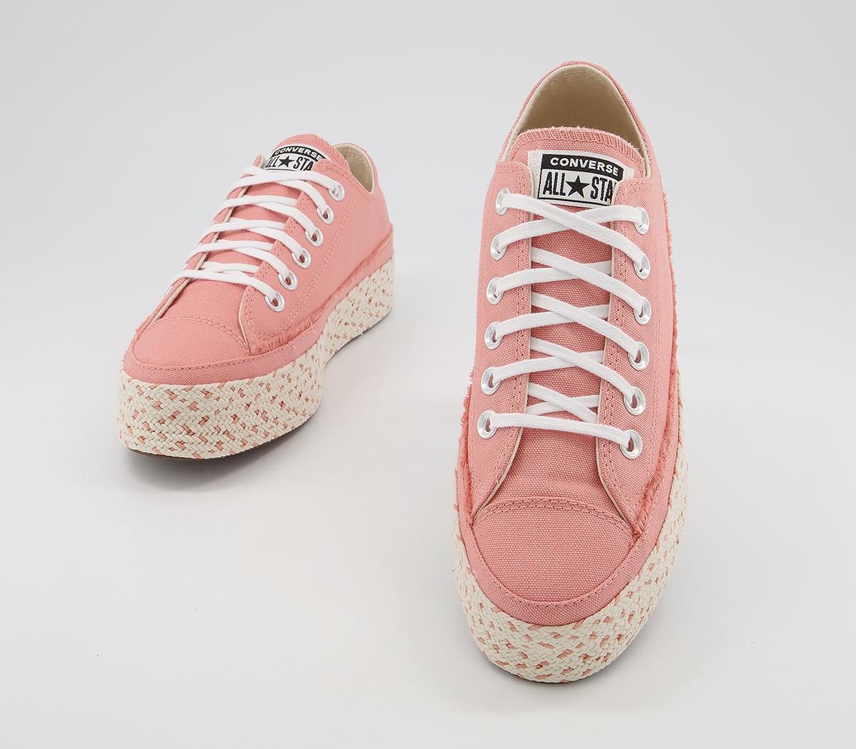 Converse All Star Espadrilles Converse All Star Espadrilles Pink Quartz White Natural Ivory