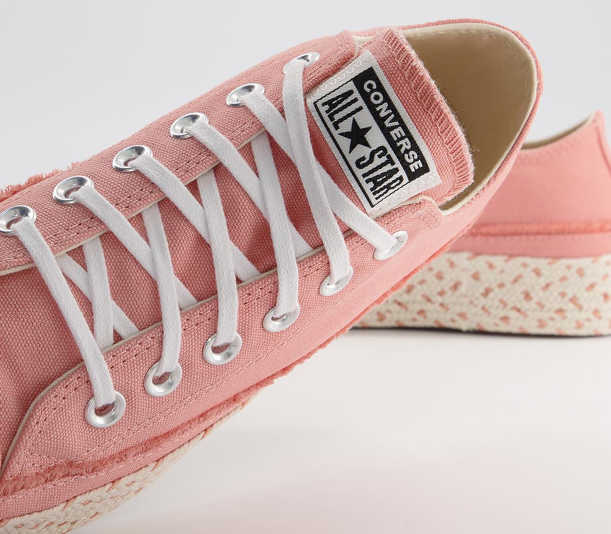 Converse All Star Espadrilles Converse All Star Espadrilles Pink Quartz White Natural Ivory