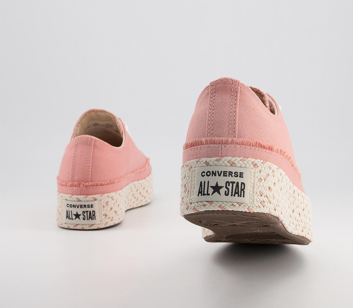 Converse All Star Espadrilles Converse All Star Espadrilles Pink Quartz White Natural Ivory