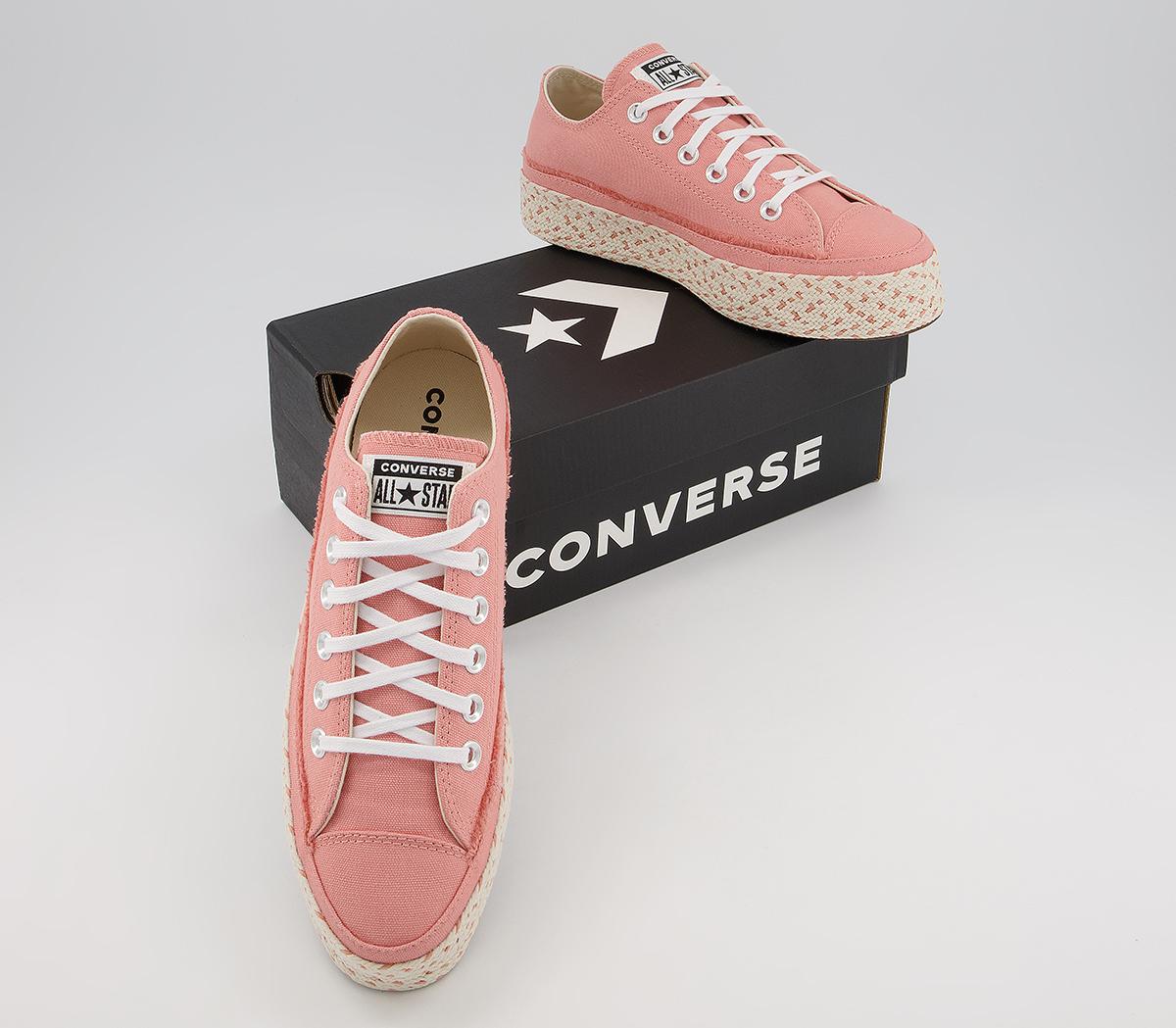 Converse All Star Espadrilles Converse All Star Espadrilles Pink Quartz White Natural Ivory