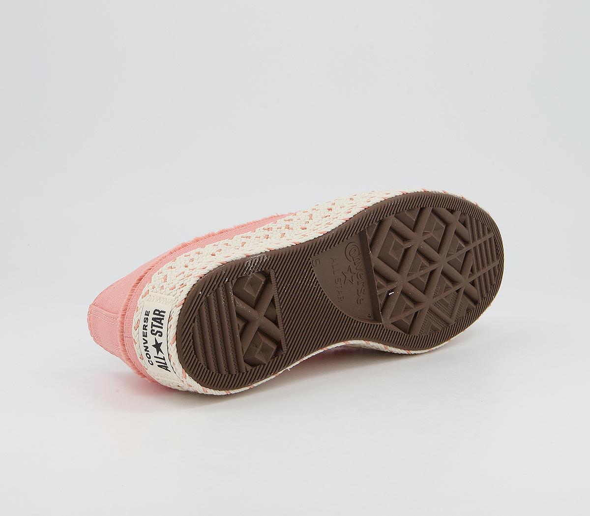 Converse All Star Espadrilles Converse All Star Espadrilles Pink Quartz White Natural Ivory