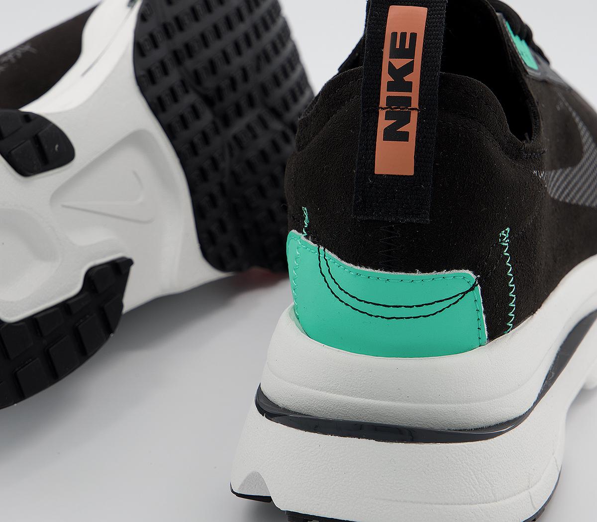 nike zoom type black summit white menta orange trance