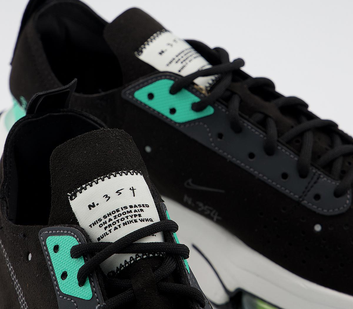 nike zoom type black summit white menta orange trance