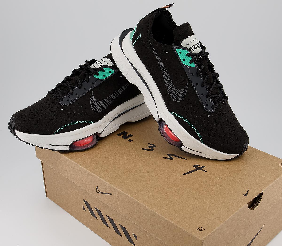nike zoom type black summit white menta orange trance