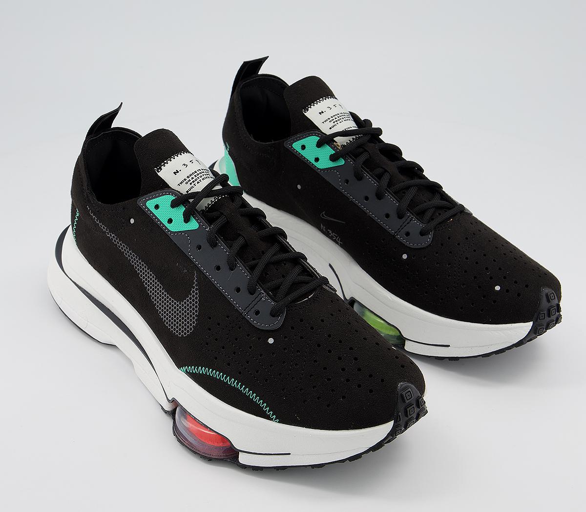 nike zoom type black summit white menta orange trance