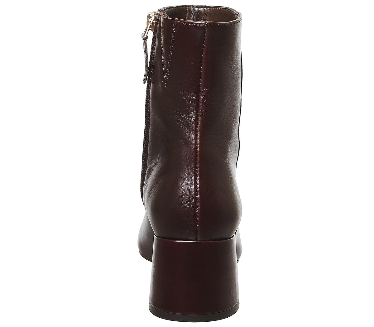 OFFICEAloof Smart Boots OFFICEAloof Smart BootsChoc Leather
