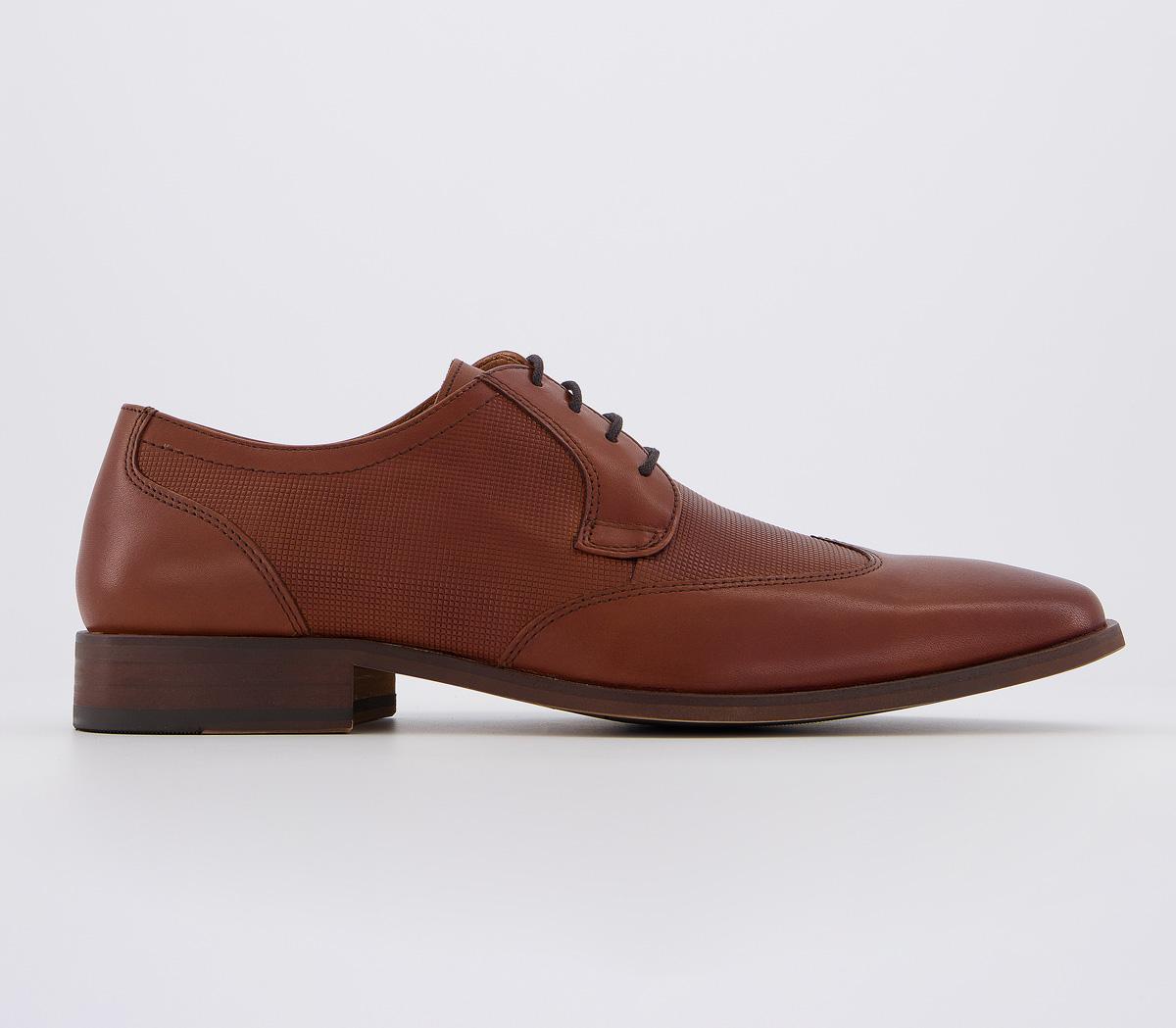 OFFICEMike Wingcap Derby ShoesTan Leather