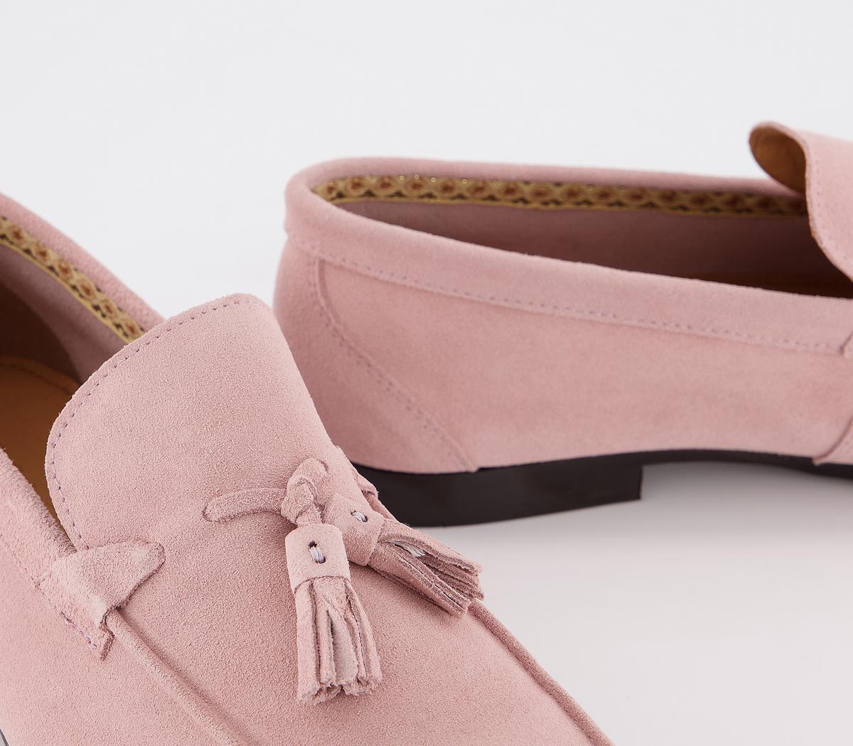 OFFICEClive Tassel LoafersPink Suede
