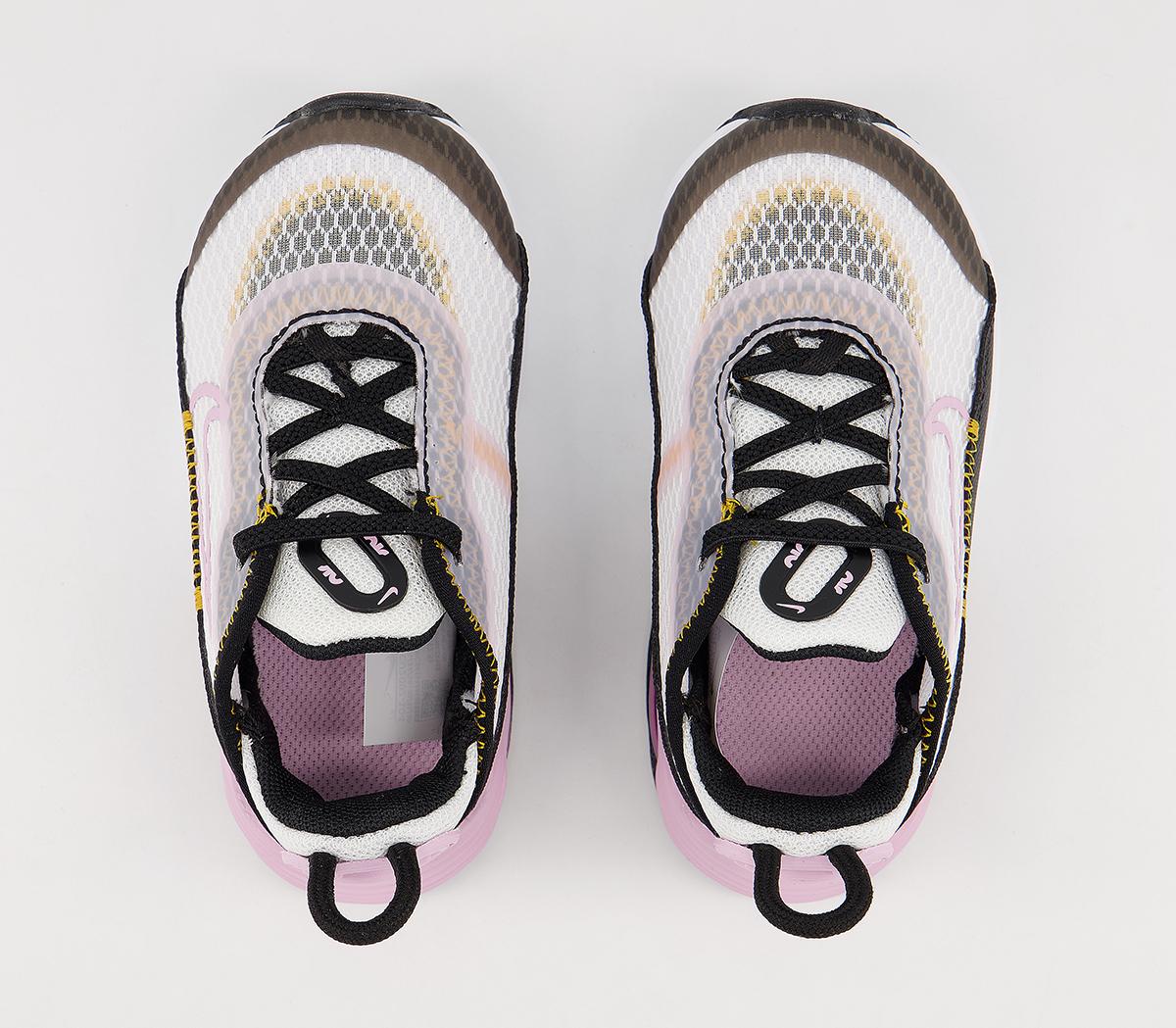 NikeAir Max 2090 InfantWhite Arctic Pink Black Dark Sulfur