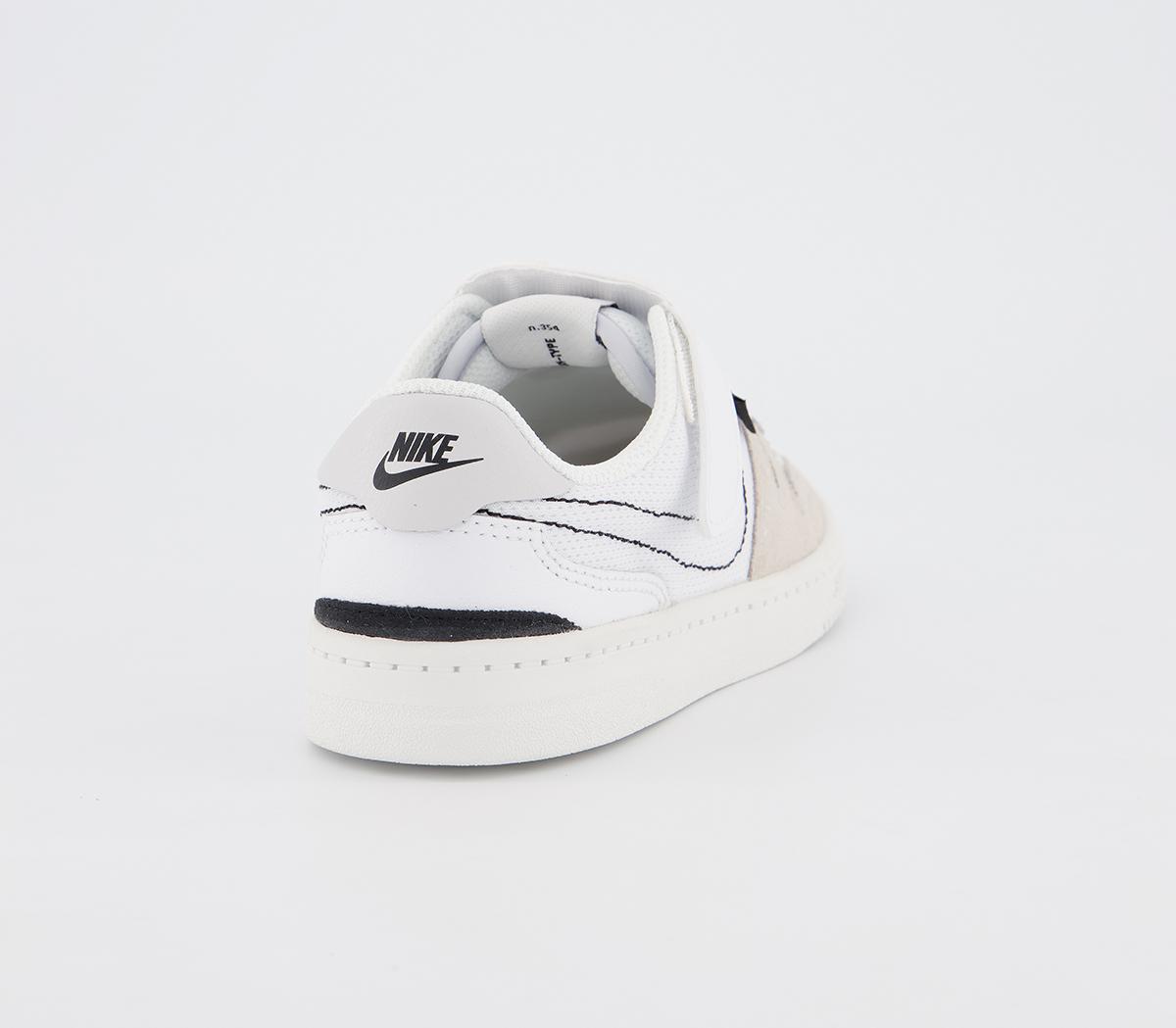 nike squash type trainers white