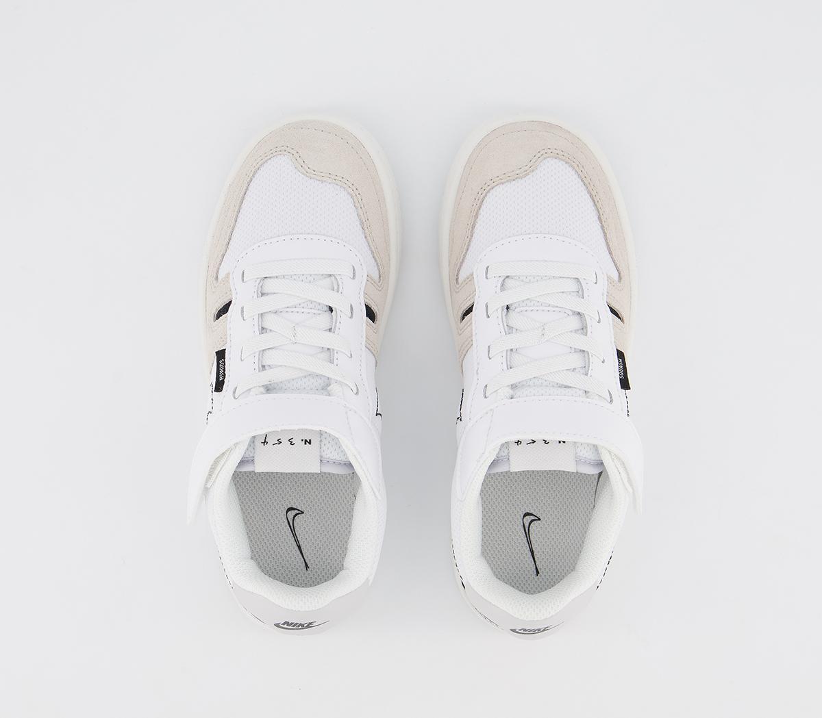 Nike Squash Type Ps Trainers Summit White White Black Vast Grey Unisex