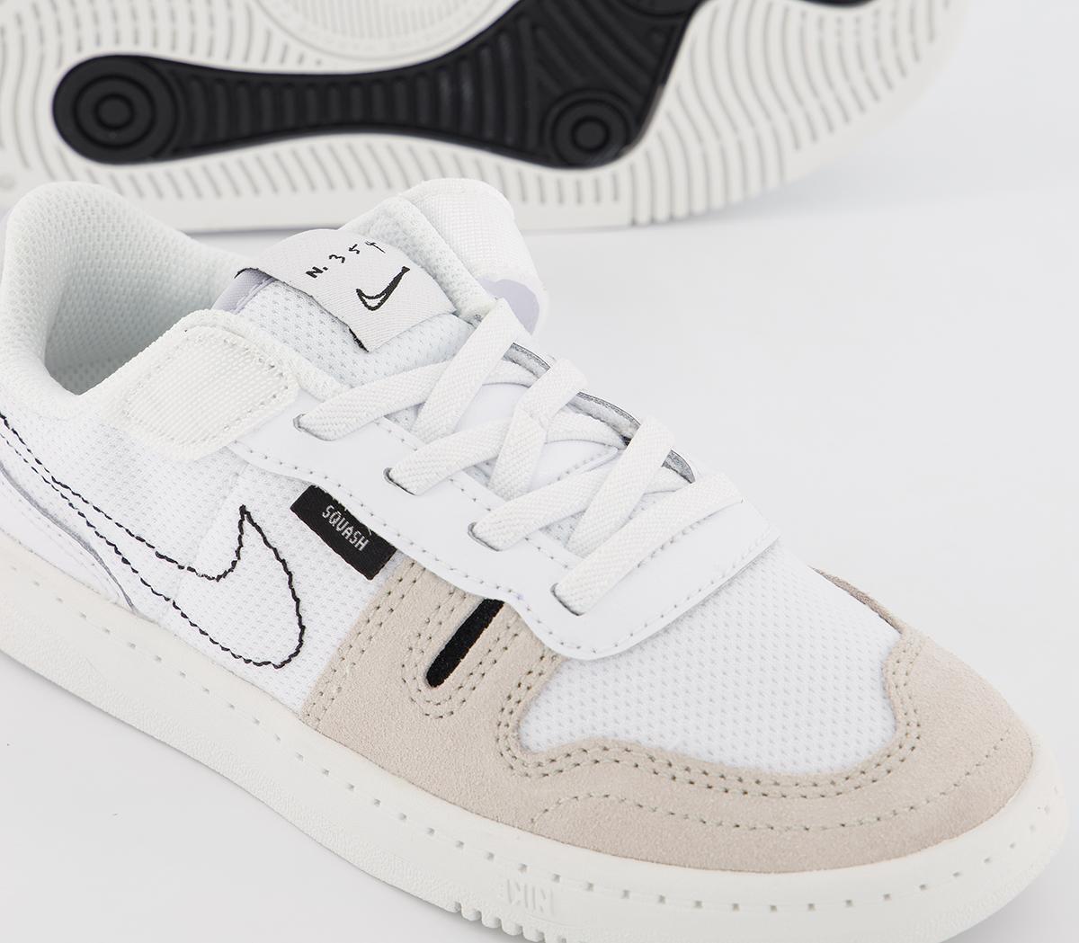 nike squash type summit white vast grey